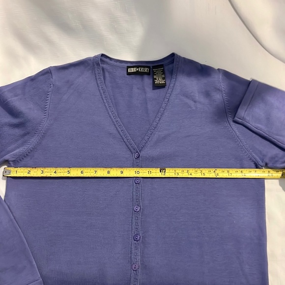 Cardigans~2~Periwinkle & Black / Kerri n Kelsey - Picture 6 of 12
